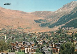 Verbier, vue estivale en direction de la Croix de Coeur (#V120)