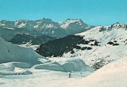 Verbier, piste de ski Attelas - Ruinettes (#V073)