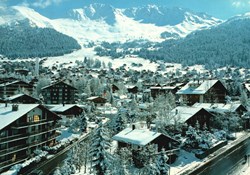 Verbier, vue hivernale depuis les Arcades (#V097)