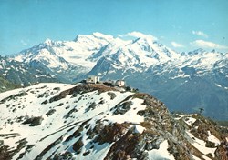 Verbier, Stations des Attelas et Mont-Gelé, avec vue sur les Combins - bords dentelés (#V010)