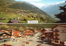 Verbier, place centrale et station l'été (#V132)