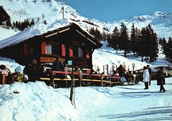 Verbier, Restaurant Le Carrefour et les pistes des Ruinettes (#V021)