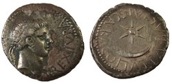 Denier - JUBA II (19 avant J.-C. - 6 après J.-C.)