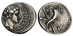 Denier - JUBA II (20 avant J.-C. à 20 après J.-C.)