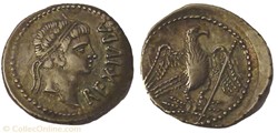 Denier - JUBA II (20 avant J.-C. à 20 après J.-C.)