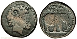 Unité de bronze - JUBA Ier (60-46 avant J.C.)
