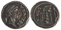 Denier - JUBA II (16 après J.-C.)