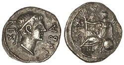 Denier - JUBA II (23 après J.-C.)