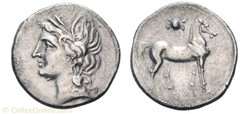 Carthage : Demi-Shekel 220 à 205 avant J.-C.