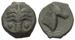 Carthage : Unité de bronze 400 à 350 avant J.-C.