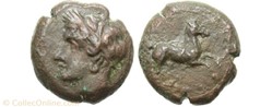 Carthage : Unité de bronze 400 à 350 avant J.-C.