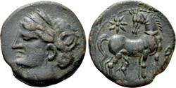 Carthage : Demi-Shekel 215 à 201 avant J.-C.