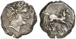 Quart de Shekel - Hiempsal II (88-60 avant J-C) ou émission punic