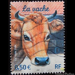 03664 Les animaux de la ferme La vache 0.50€ de 2004