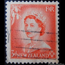Nouvelle-Zélande 00331 reine Elisabeth II 3p de 1954
