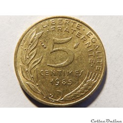 5 centimes Marianne 1985