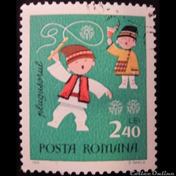 Roumanie 02506 pratiques du nouvel an 2.40 Lei de 1969