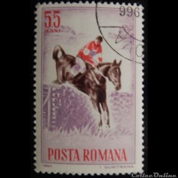 Roumanie 02010 saut de haie 55 Bani de 1964