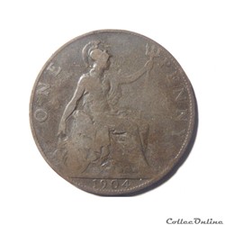 Royaume-Uni, 1 penny de 1904