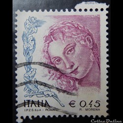 Italie 02687 femme dans l'art 0.45 € de 2004