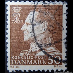Danemark 00464 roi Frederik IX de 50ore de 1967