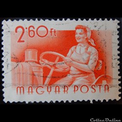 Hongrie 01173 agricultrice 2.60ft de 1955