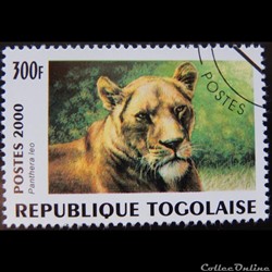 Togo 02994 Lionne 300F de 2000