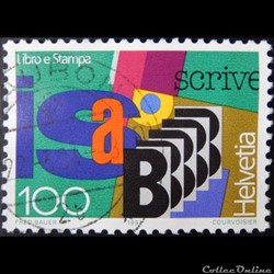 Suisse 01451 traitement de texte électronique 100cts de 1994