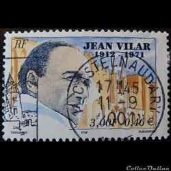 03398 Jean Vilar 1912-1971 0,46 € - 3,00 F