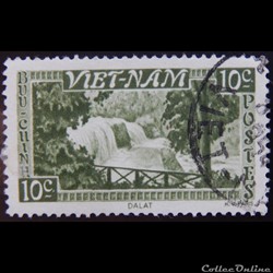 Viet-Nam 00001 cascade de Bongour, Da Lat 10c de 1951