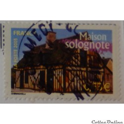 03820 La France à voir maison Solognote 0.53€ de 2005