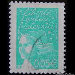 03445 Marianne de Luquet 0,05 € émeraude