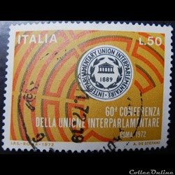 Italie 01107 union interparlementaire 50 lires de 1972
