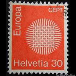 Suisse 00855 symbole solaire 30cts de 1970