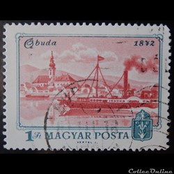 Hongrie 02265 vue de Buda en 1872 1ft de 1972