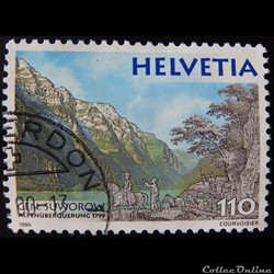 Suisse 01628 contournement des Alpes 110cts de 1999