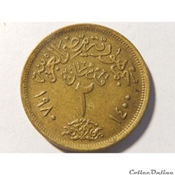 2 piastres de 1980 (1400)