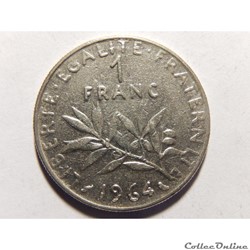 1 franc semeuse 1964