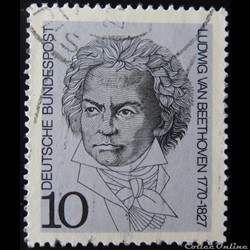 Allemagne RFA 00479 Ludwig Van Beethoven 10pf de 1970