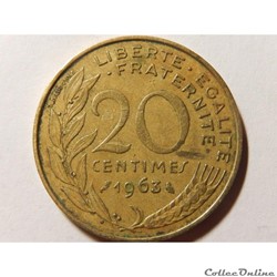 20 centimes Marianne 1963