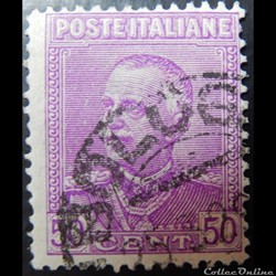 Italie 00207 roi Vittorio Emanuele III 50c de 1928