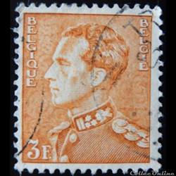Belgique 00847 roi Léopold III 3F00 de 1951