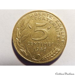 5 centimes Marianne 1986