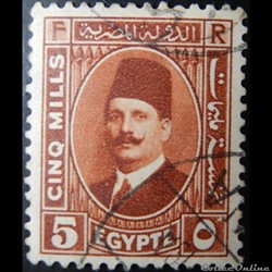 Egypte 00086 roi Fuad I 5m de 1923