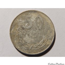 Pologne, 50 groszy de 1977