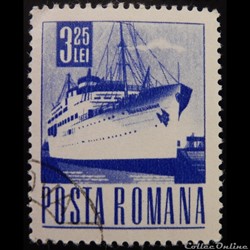 Roumanie 02363 navire de croisière 3.25 Lei de 1968
