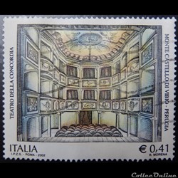 Italie 02602 théatre de la concorde 0.41 € de 2002