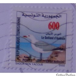 Tunisie 01454 Goéland d'Audouin 600LSd de 2002