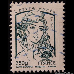 04777 Marianne de Chiappa et Kavena lettre verte 250g
