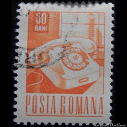 Roumanie 02350 Téléphone 50 Bani de 1968